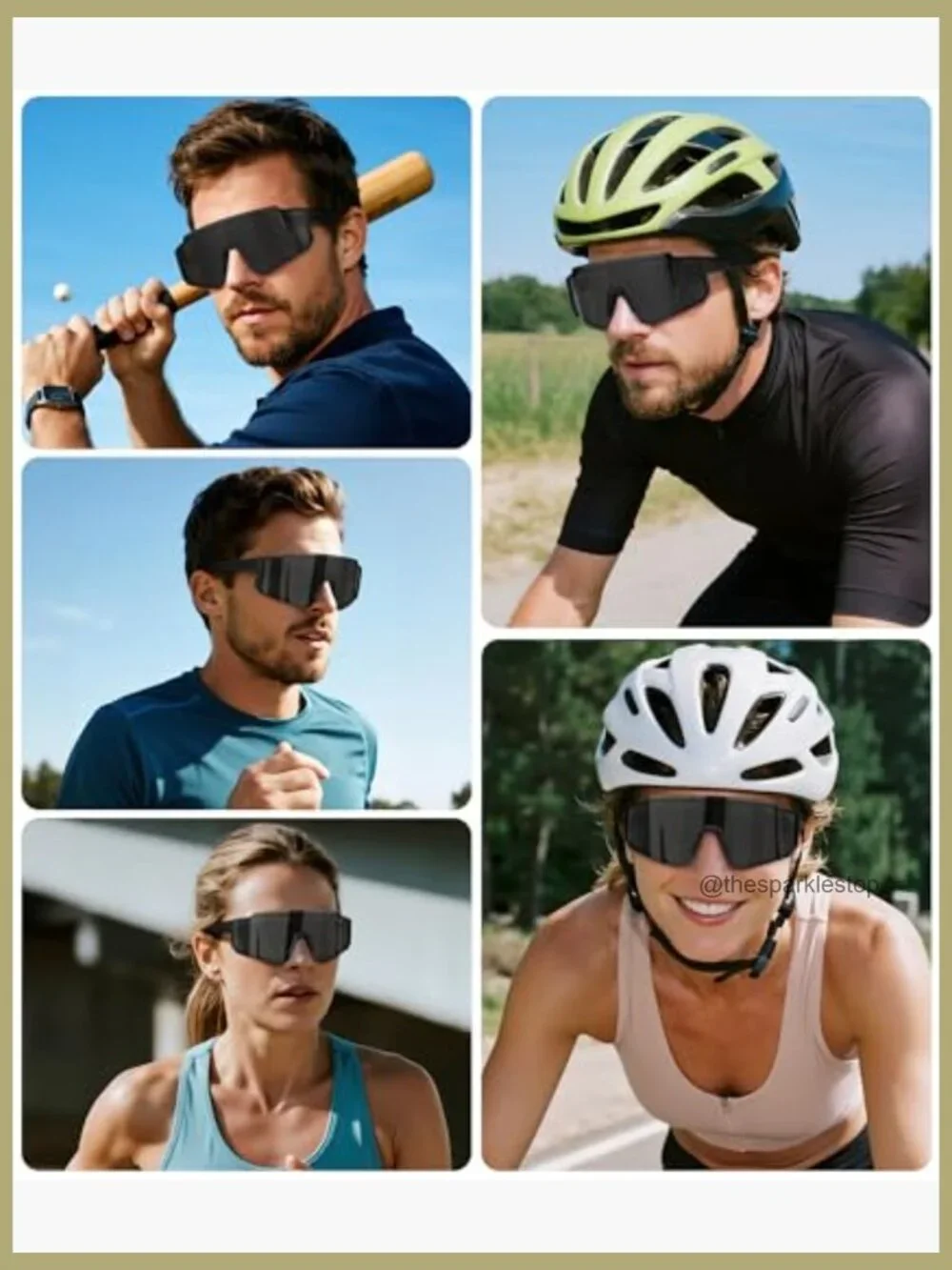 Polarized Sports Sunglasses for Driving Fishing Cycling UV400 Protection